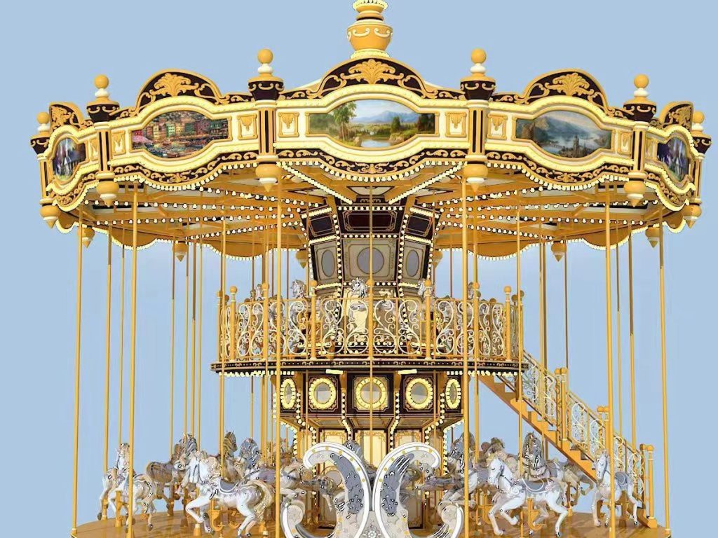 double-decker-carousel DINIS attraction